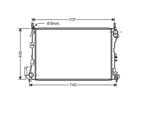 Cadillac bls radiator wagon - cadillac,
