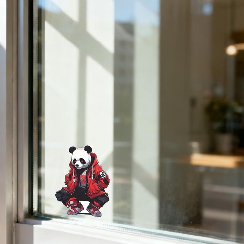 Panda stickers customizable - customizable, no