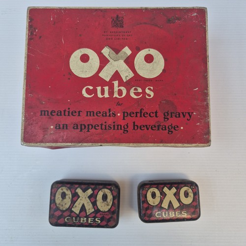 Vintage oxo tin bundle large - tin,