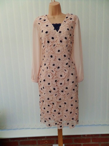 Gina bacconi jayna peach navy - peach,