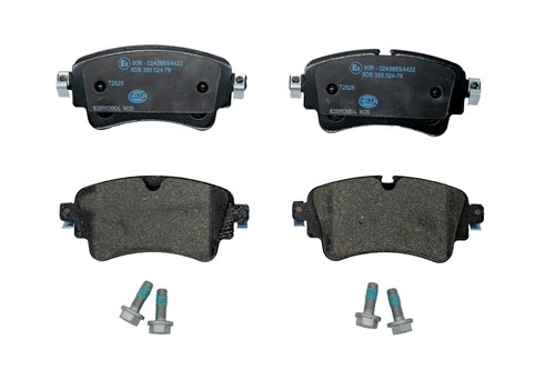 Hella brake pad set t2528 - set,