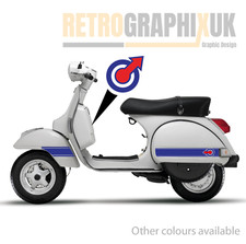 Mod Scooter Side Panel Stripes