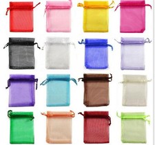 100 x ORGANZA BAGS GIFT BAGS