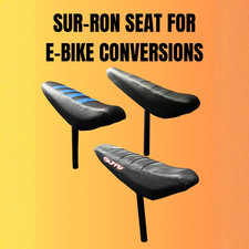 Sur-Ron Seat Kit For E-Bike Conversions – Seat + Seat Post + Fender + Seat Cover