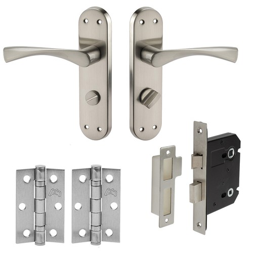 Winged internal brushed chrome - internal,
