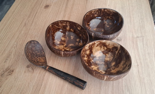 Handcrafted natural coconut - natural,