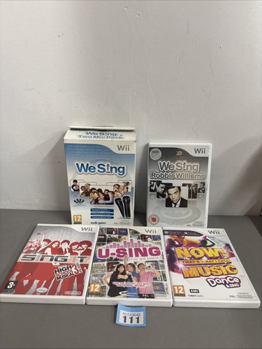 Nintendo wii sing - sing, with