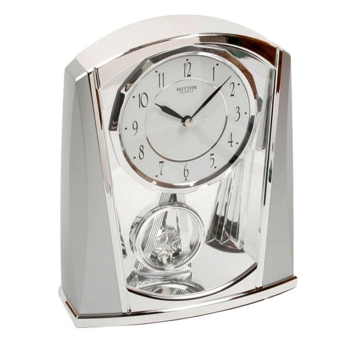 Rhythm two tone chrome mantel - two,