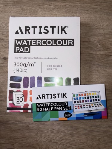 Artistik watercolour pad and - watercolour,