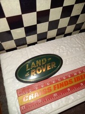 Land Rover Badge Range Rover Rear Emblem Green Gold With Black Surround 