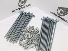 Honda Cl 450 K Spoke Set "Japan" Spokes Rear Wheel 18" Silver Nipples