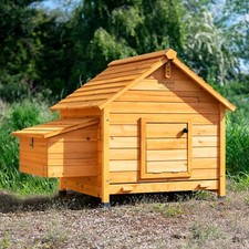 CHICKEN COOP RUN HEN HOUSE POULTRY ARK HOME NEST BOX COUP COOPS RABBIT HUTCH +