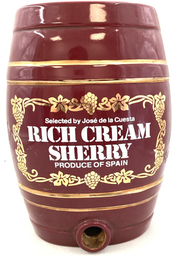 Rich cream sherry drum barrel - sherry,