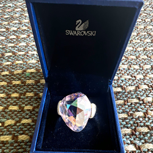 Swarovski pink pear crystal - swarovski,