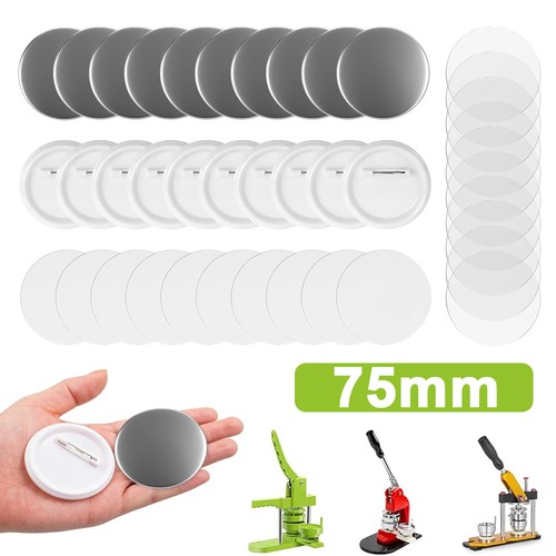 Diy button badge parts 75mm - button,