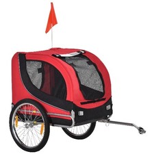 PawHut Steel Dog Bike Trailer