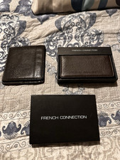 Nokia 8800 FCUK Brown Leather Pouch + Wallet. Brand New Condition