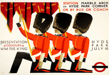 Guards Ceremony Poster British Royal Army Parade Art - 16x12/20x16/24x18/36x24