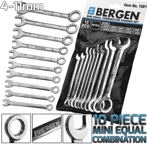 Bergen mini spanners 10pc - spanners,