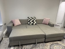 L-Shaped Corner Sofa Bed with