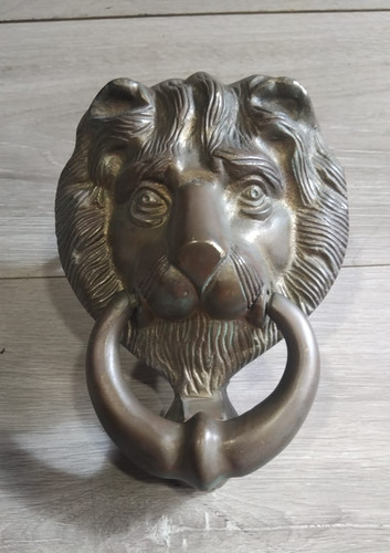 Vintage lions head door - lions,