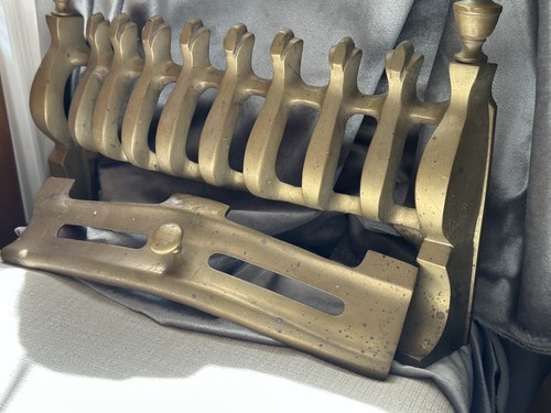 Vintage solid brass - brass, fireplace