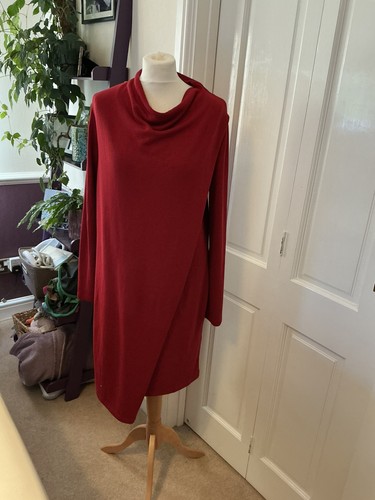 Cos red cowl - wrap, size