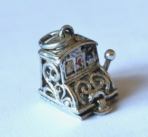 Vintage nuvo silver charm - nuvo,, /