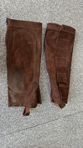 Roma brown leather riding - brown, leg