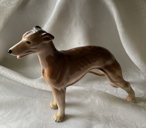 Vintage greyhound figurine - greyhound, by
