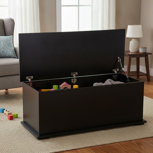 Wooden storage box toy - box,