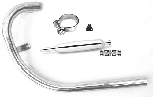 Bsa c15 exhaust system pipe - bsa,