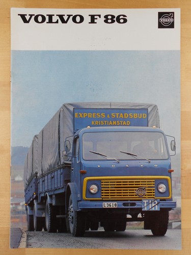 Volvo f86 brochure - 1968, french
