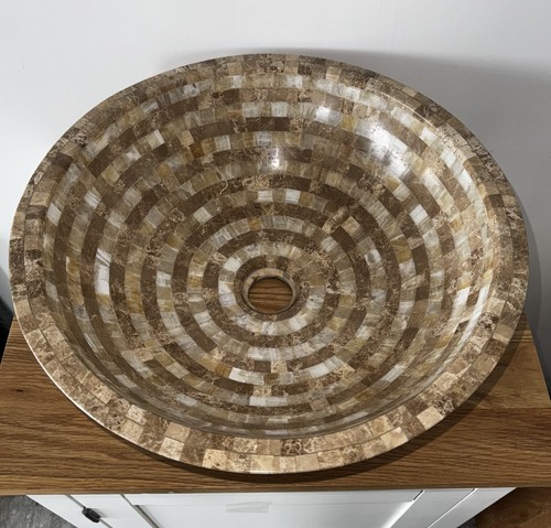 Mosaic basin hand made vanity - basin,