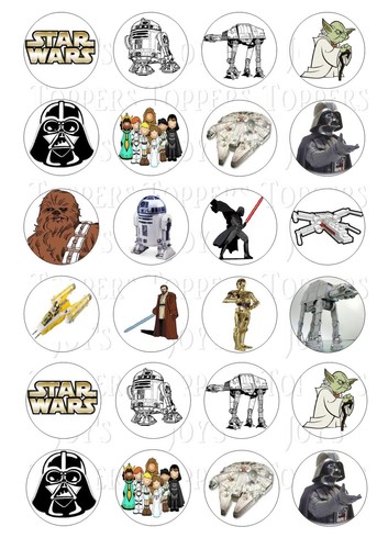 Star wars cupcake topper - cupcake,