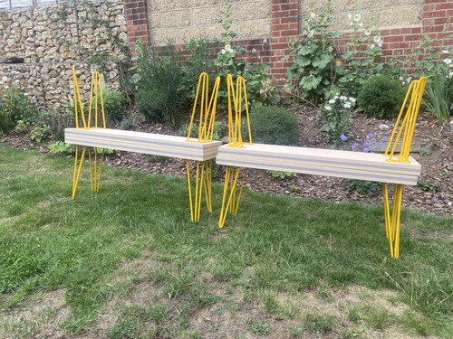 Set four bespoke retro mid - set,