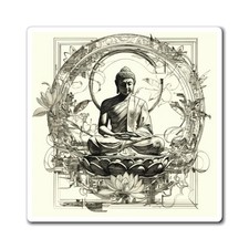 Zen Buddha Magnetic Decor