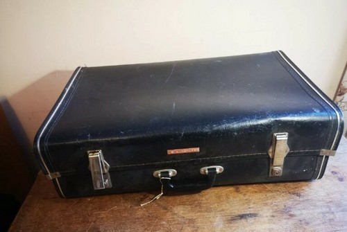 Antique leather lined travel - antique,