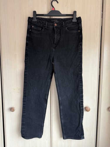 Magic black denim high - m&s,