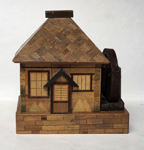 Vintage japan wood puzzle - puzzle, box