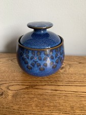 Denby Midnight Blue covered Sugar Bowl