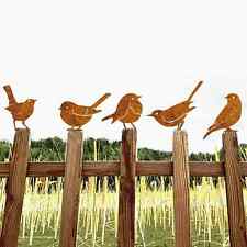 5 Pcs  Rusty Metal Garden