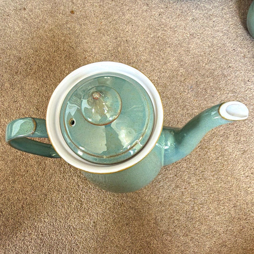 Denby green stoneware coffee - denby,
