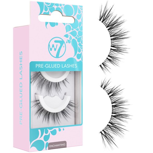 Pre glued lashes enchanting - w7, pre-glued