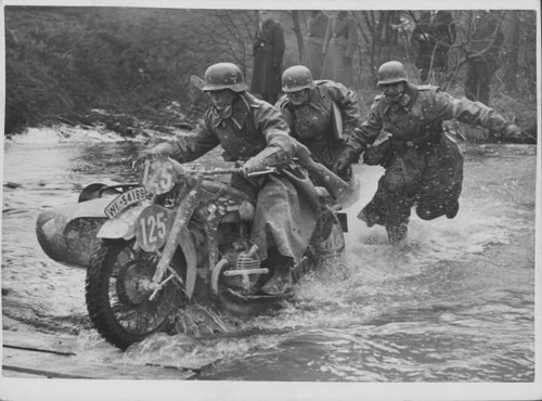 German soldiers training