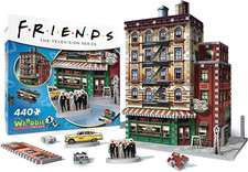 Wrebbit3D | Friends: Central Perk Café (440Pc) | 3D Puzzle | Ages 14+