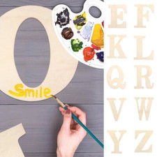 30cm Wooden Letters Unfinished Alphabet Alphabet School Educational Supplies New