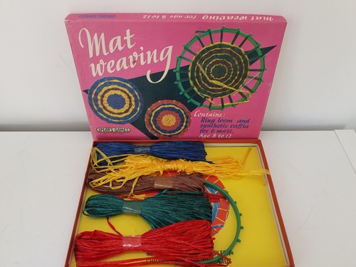 Vintage spears mat weaving - spears,