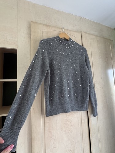 Sandro paris grey embellished - sandro,