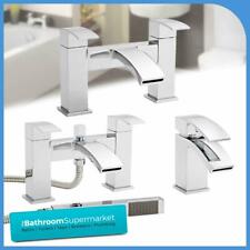 Chrome Descent Tap Bathroom Sink Basin Mixer Bath Filler Shower Bathroom Taps